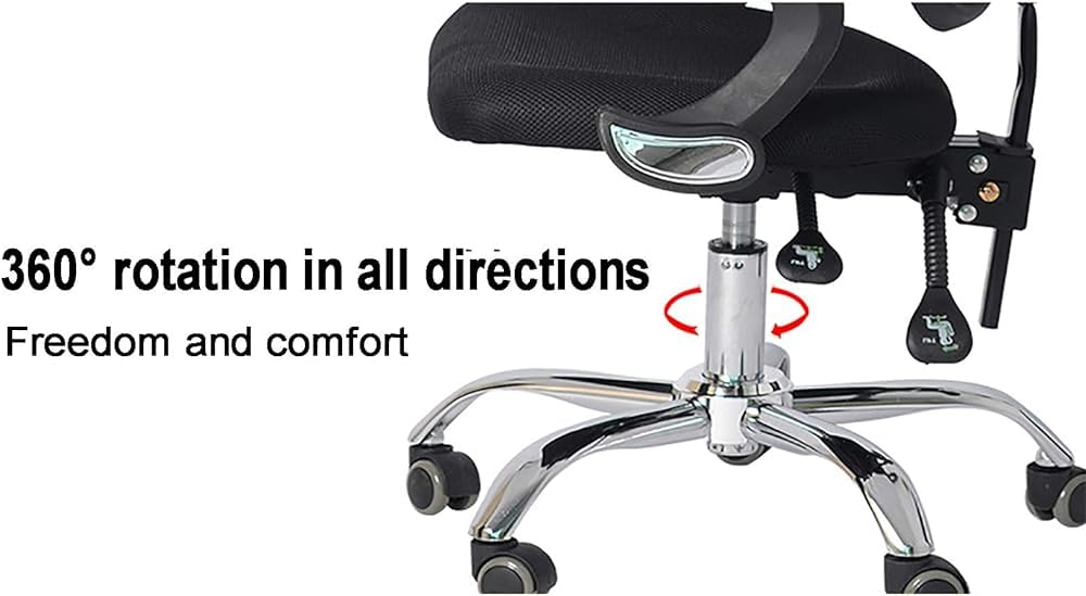 Orange Mesh Ergonomic Office Chair with Lumbar Support T85860
