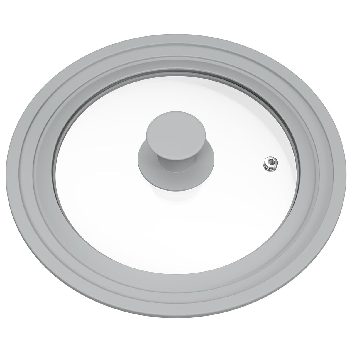 Tempered Glass Universal Lid with Silicone Rim Fits 8" 9" 9.5" Cookware Y772573