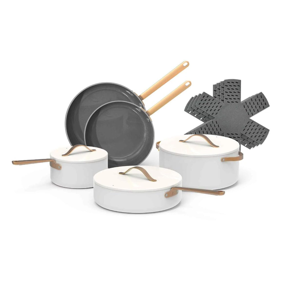 12pc Ceramic Non-Stick Cookware Set P4009