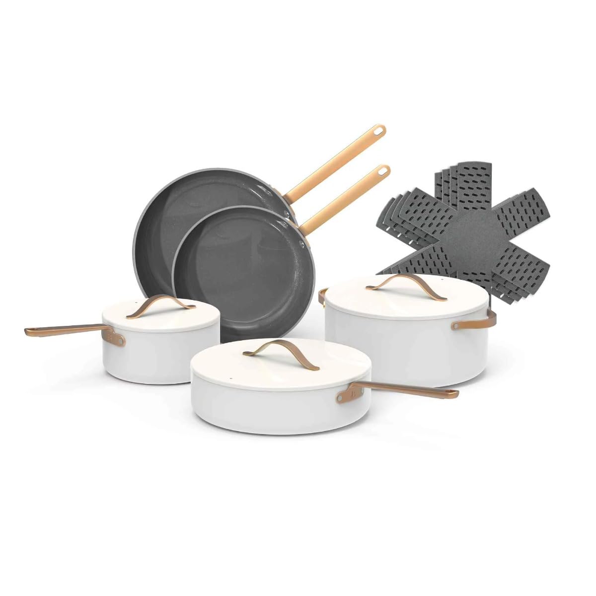 12pc Ceramic Non-Stick Cookware Set P4009