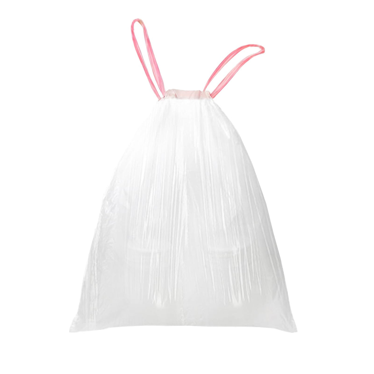 13 Gallon White Unscented Drawstring Trash Bags Y491