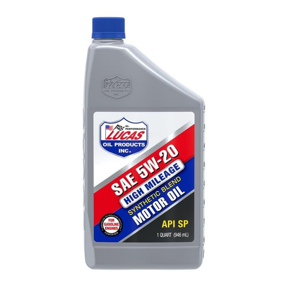 Synthetic Blend High Mileage 5w-20 Motor Oil 1 Quart C2796