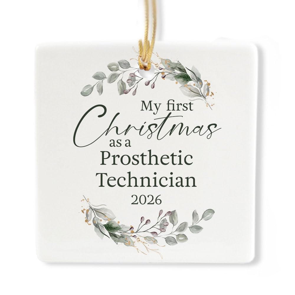 Ceramic 3-inch Square Ornament C8936