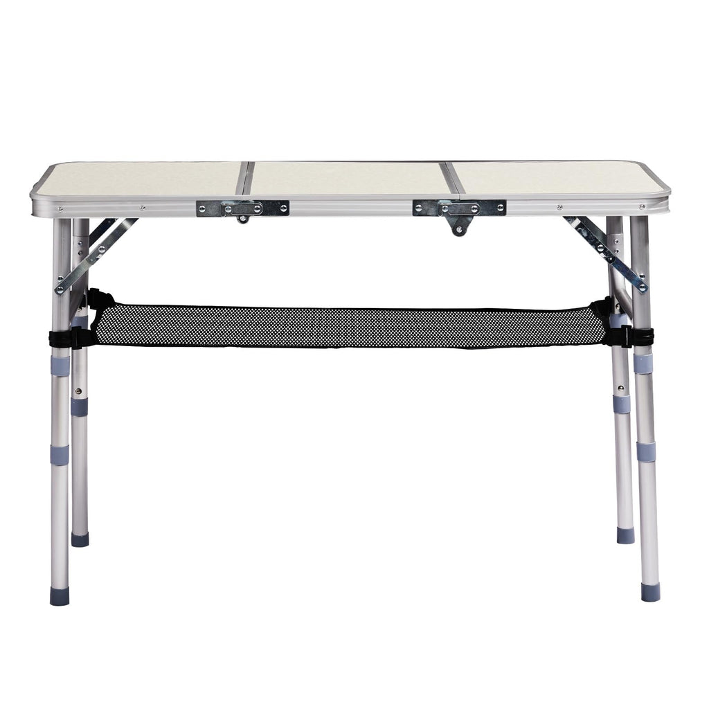 3ft Adjustable Height Aluminum Folding Camping Table F61377