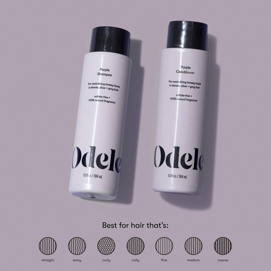 Sulfate-Free Purple Shampoo & Conditioner Set D738