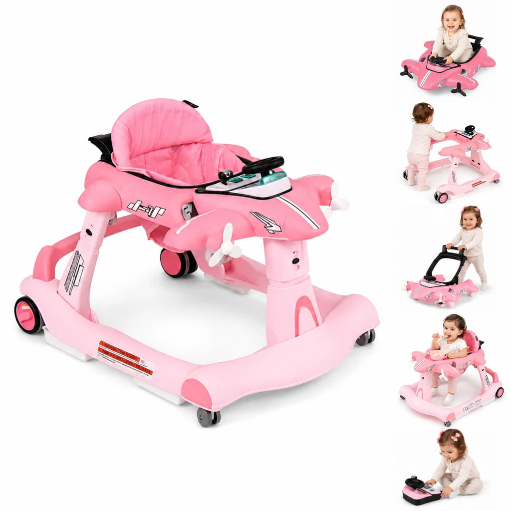6 in 1 Foldable Baby Walker with Wheels A4395