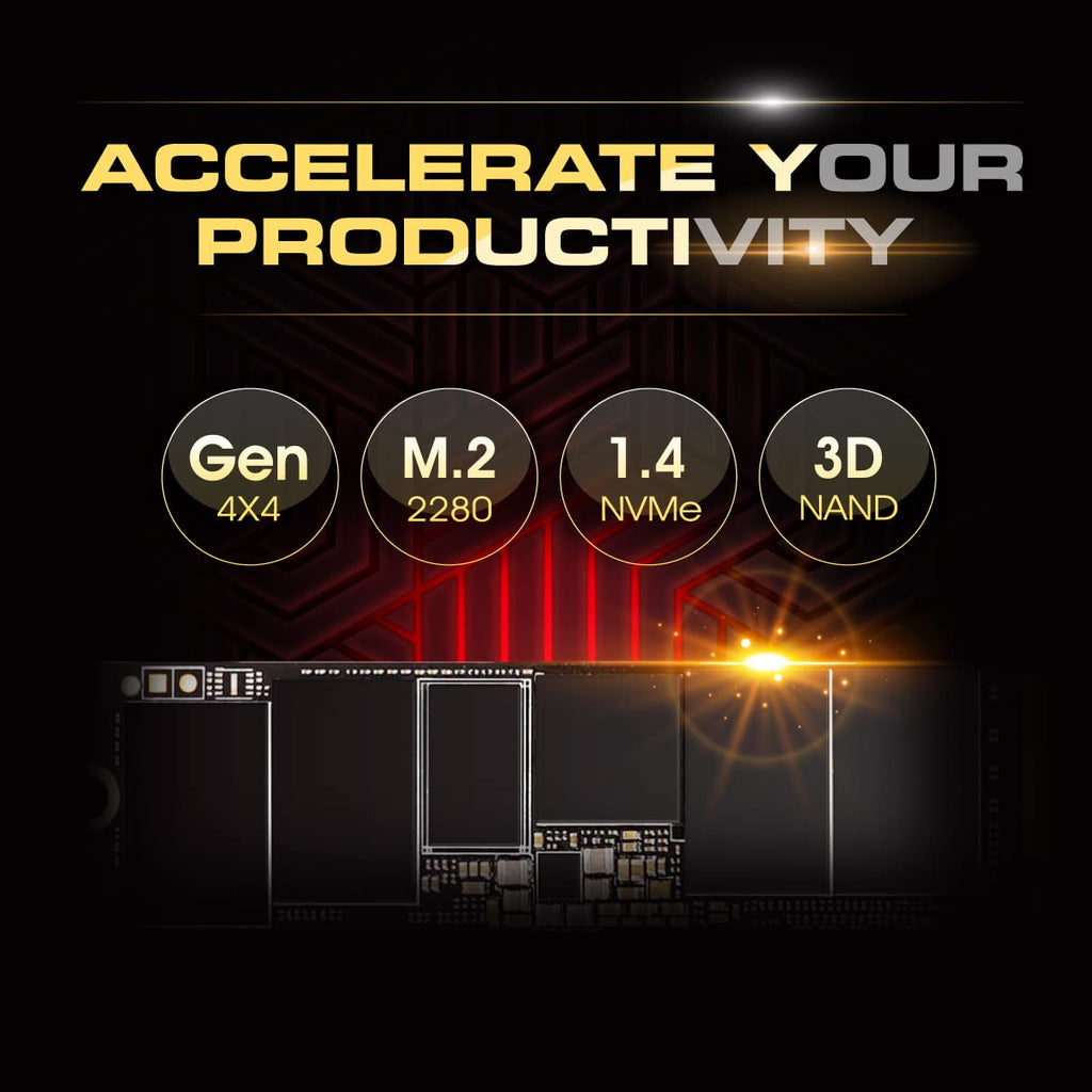 4TB NVMe 4.0 Gen4 PCIe M.2 SSD W3123
