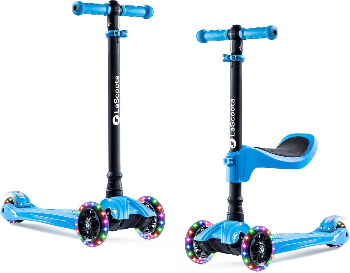 2-in-1 Kids Kick Scooter with Seat L609502
