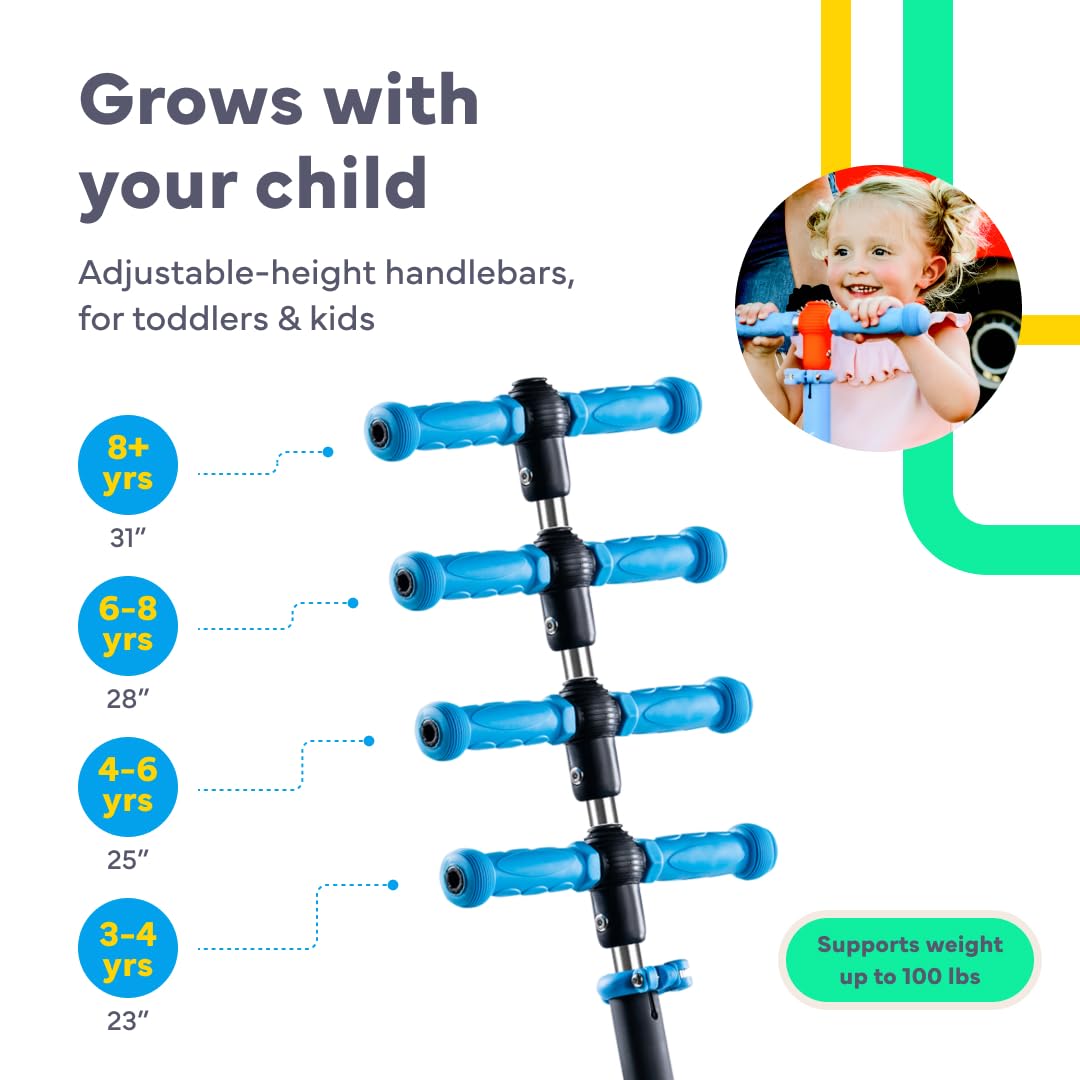 2-in-1 Kids Kick Scooter with Seat L609502