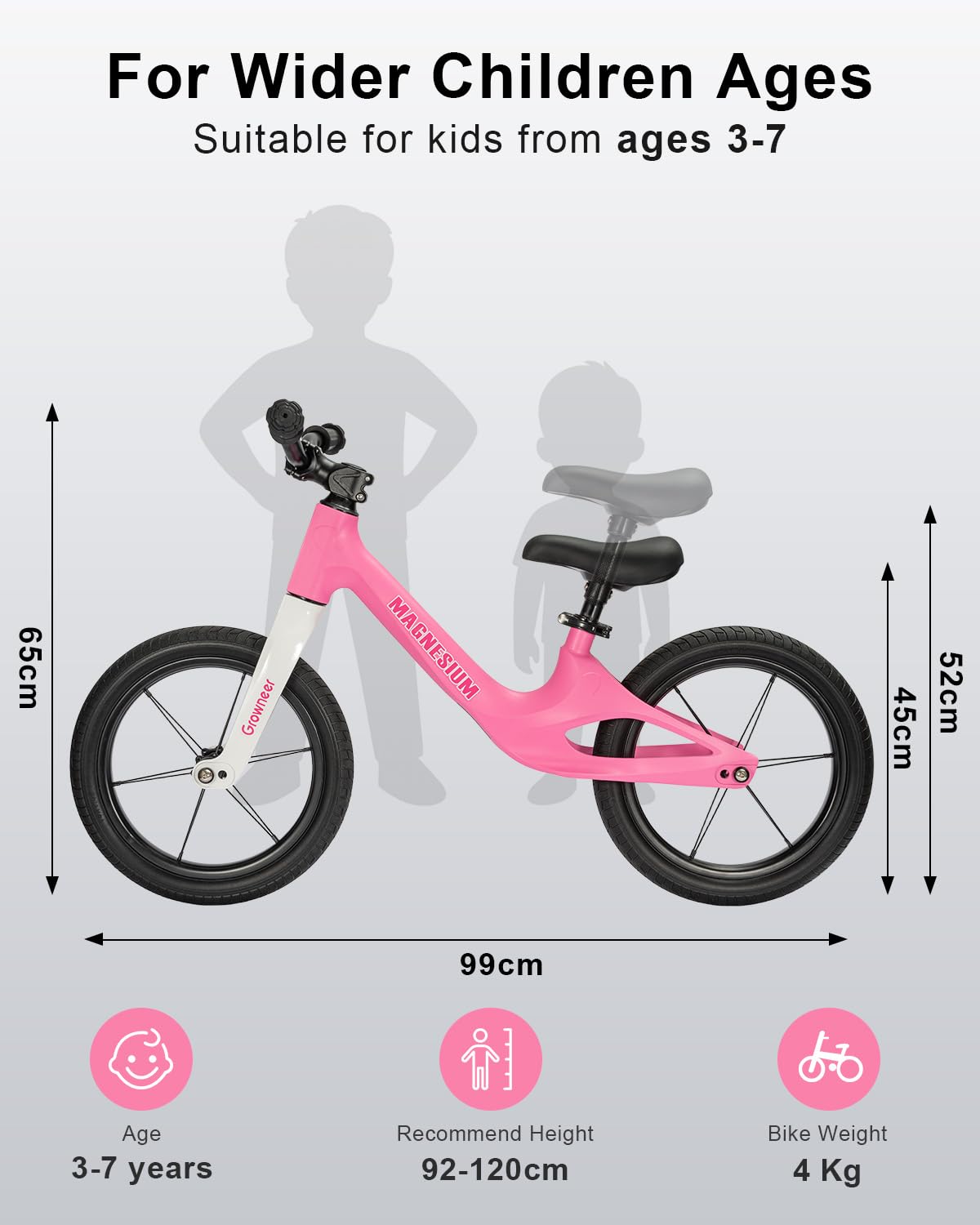 14 Inch Kids Balance Bike with Magnesium Alloy Frame G7925