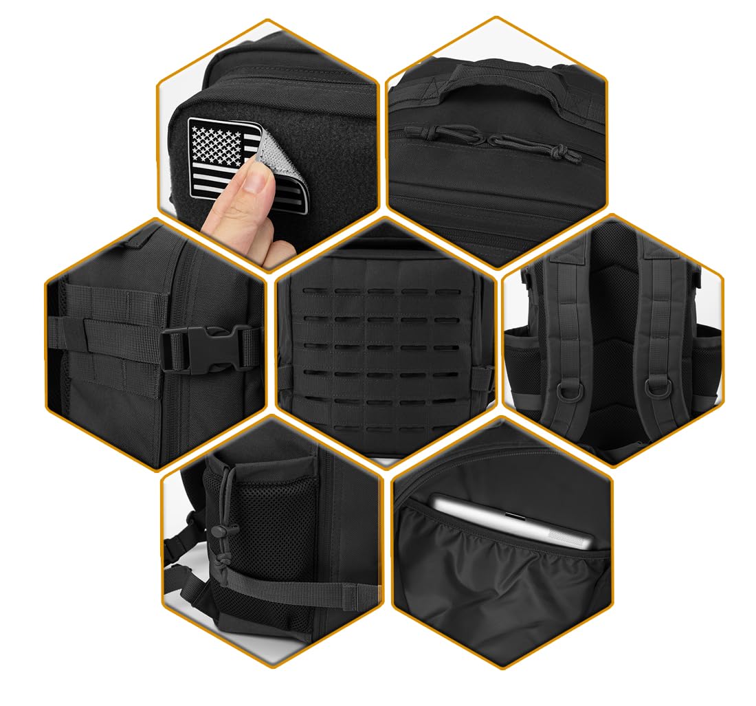 25L/45L Military Tactical Backpack with Bottle Holder U739