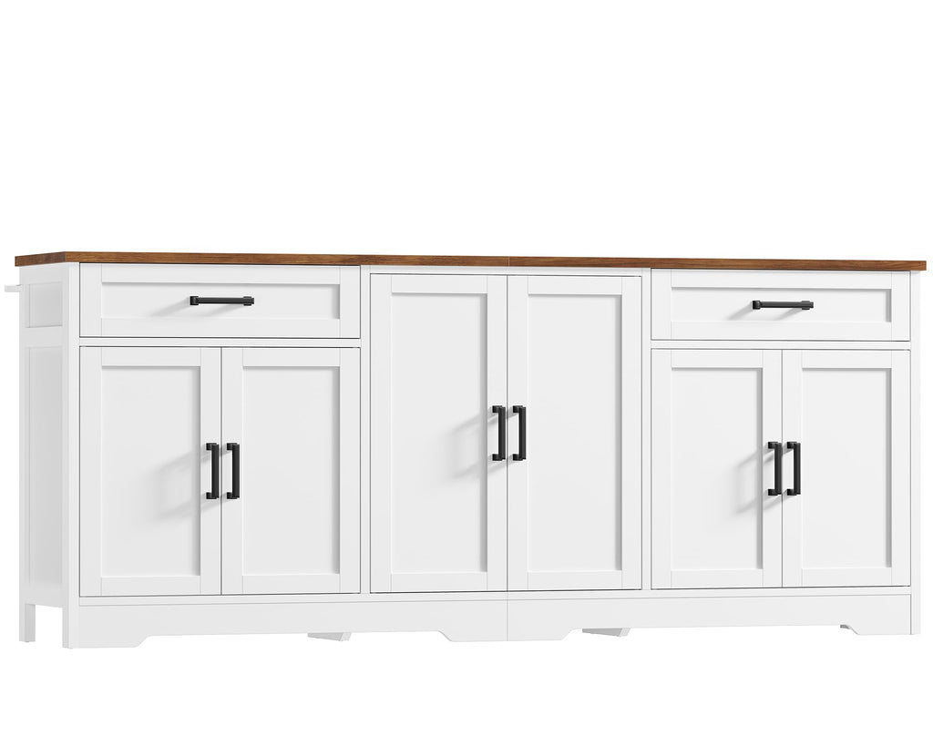 White Buffet Cabinet with Storage S678921