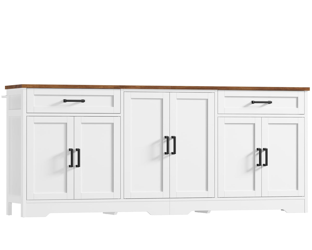 White Buffet Cabinet with Storage S678921