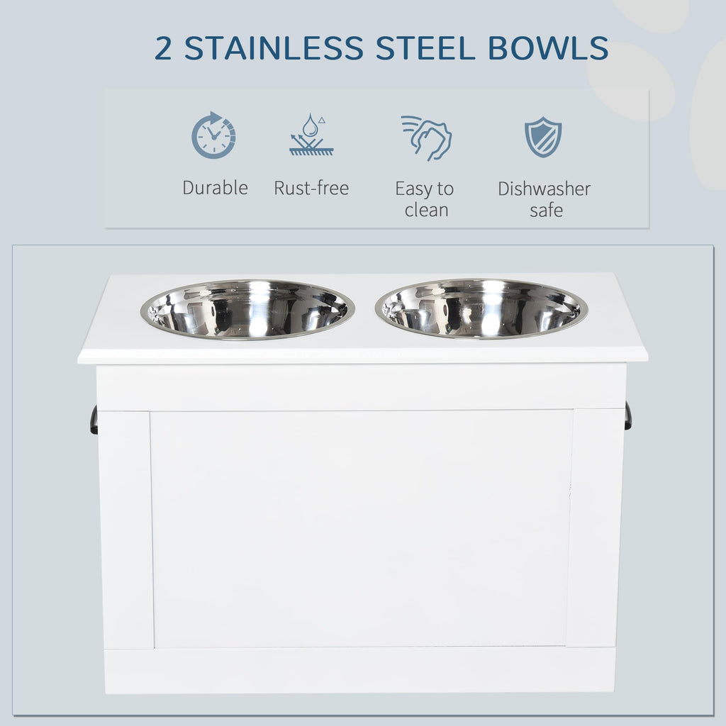 Raised Pet Feeding Storage Station W99858