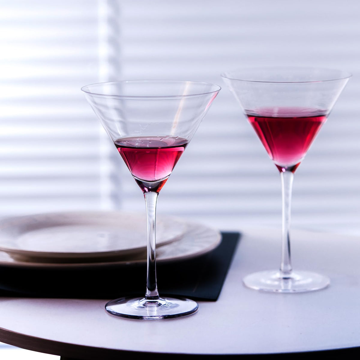 Martini Glasses Set of 4 Hand Blown 9.5oz V137