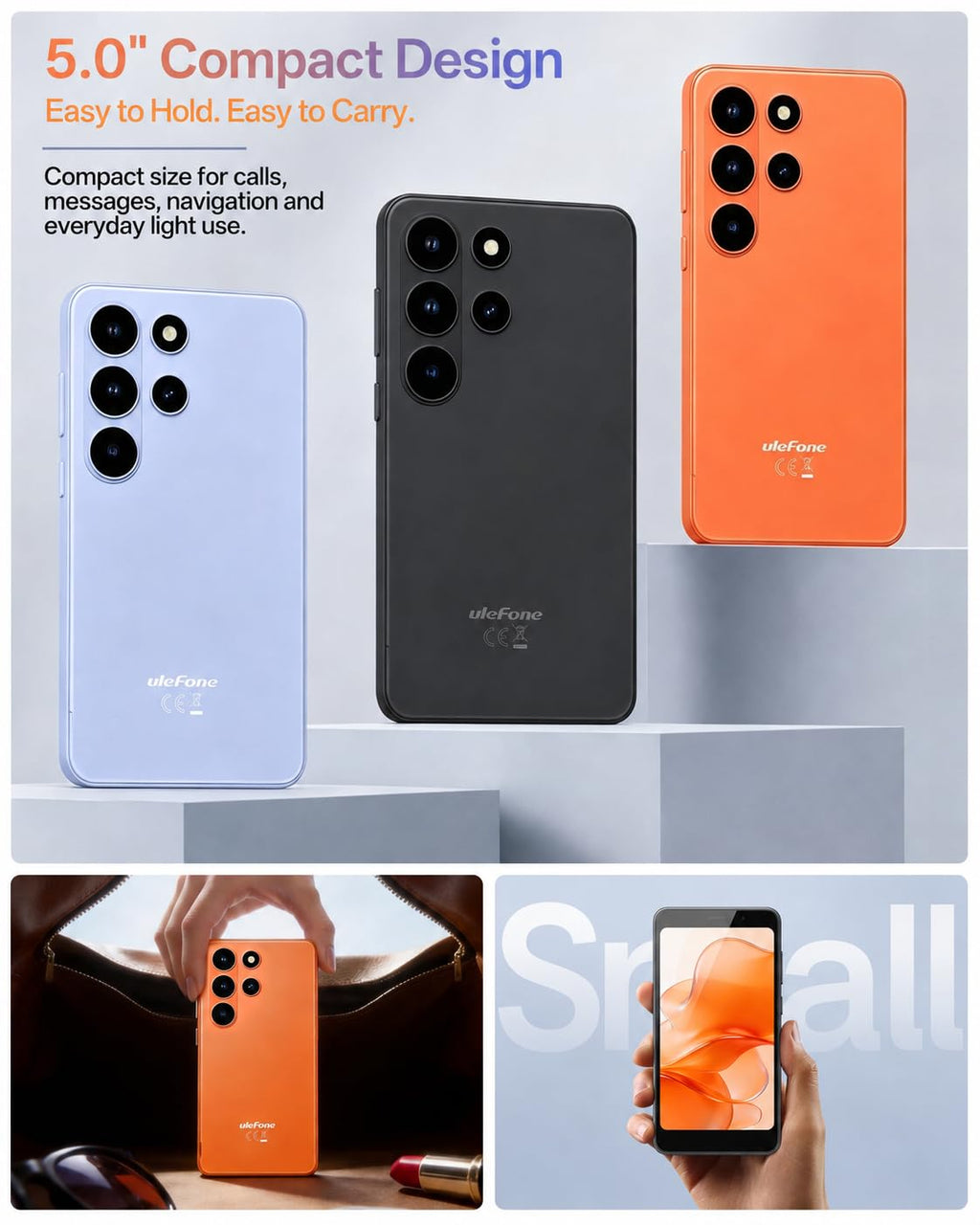 Unlocked 5" Compact 4G Smartphone G359186