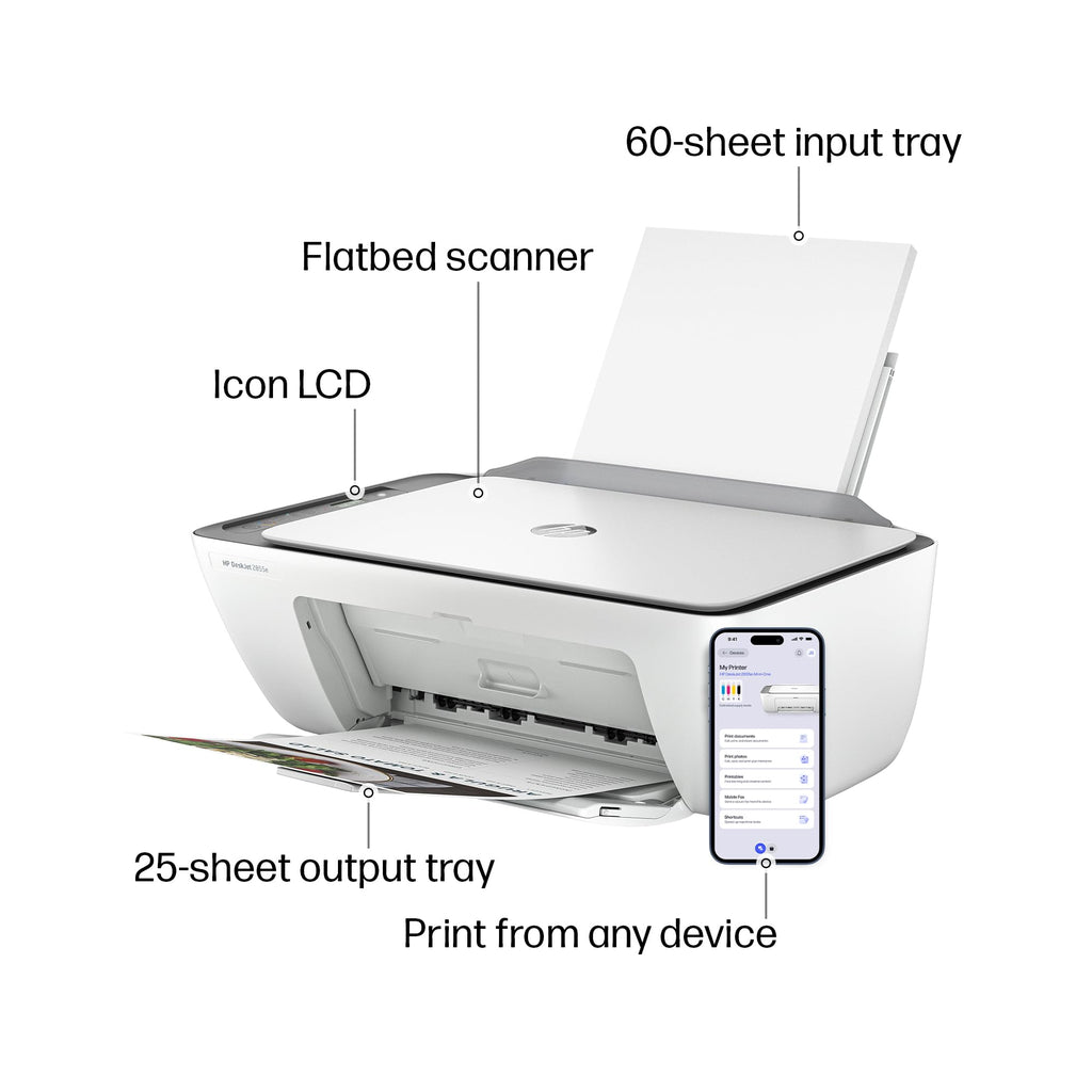 Wireless All-in-One Color Inkjet Printer, Scanner, Copier V925236