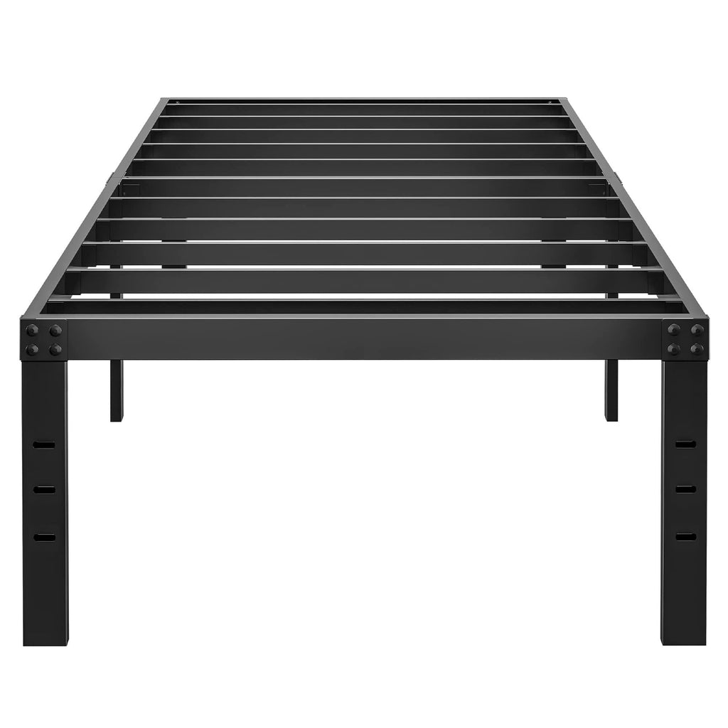 18 Inch Metal Twin Bed Frame Heavy Duty Noise Free S476