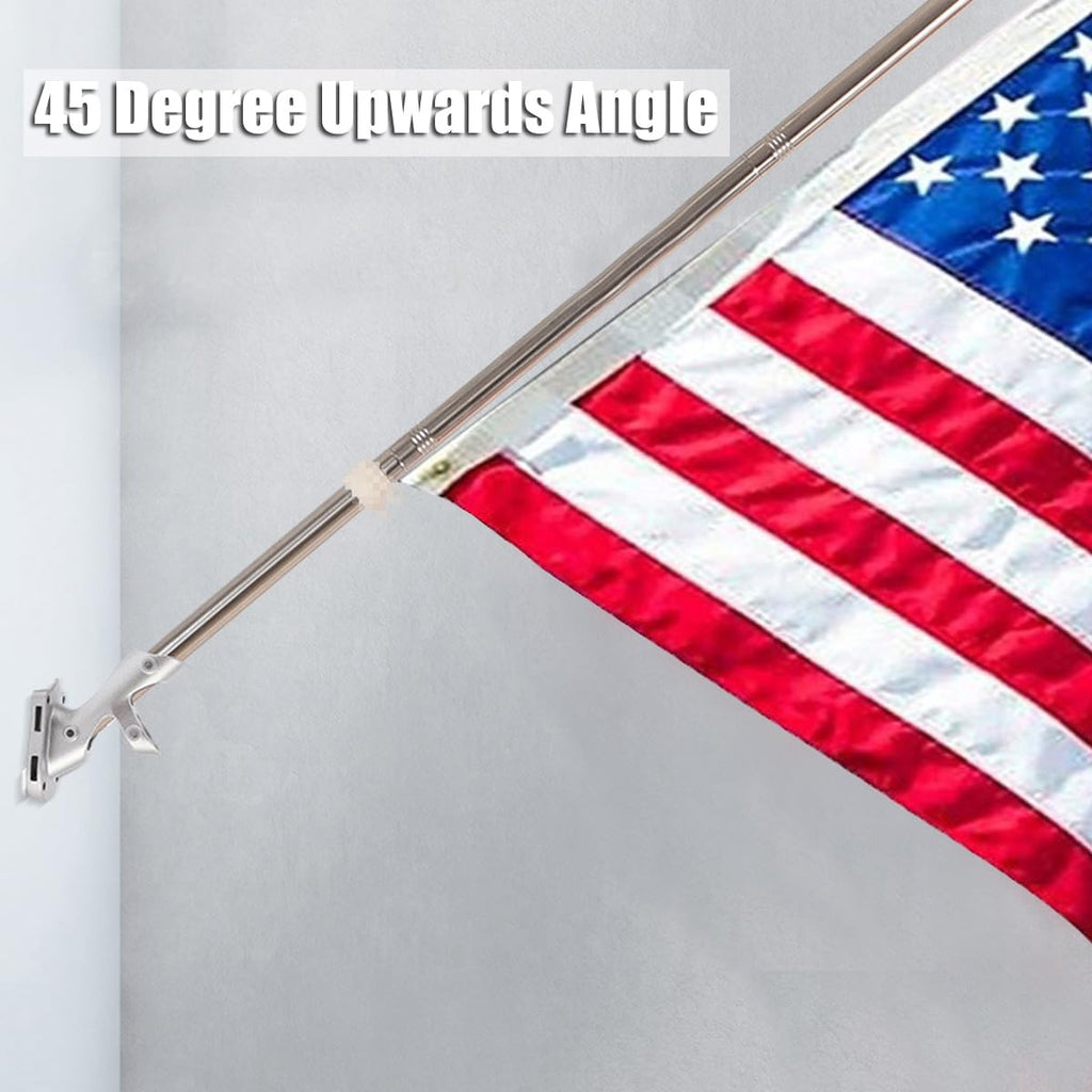Wall Mount Heavy Duty Outdoor Flag Pole Holder Bracket C340173