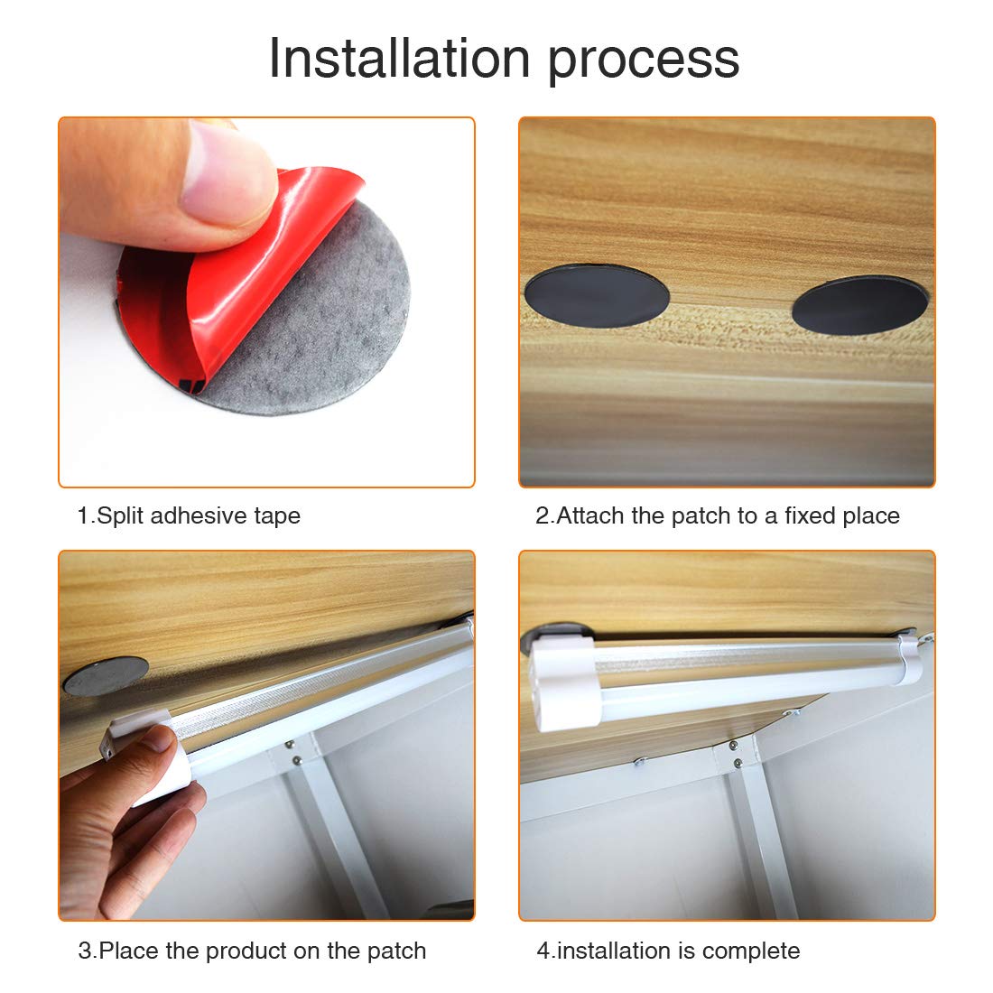 LED Tube Magnetic Work Light 6000Lumens 10400mAh USB Rechargeable H57586