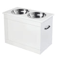 Raised Pet Feeding Storage Station W99858