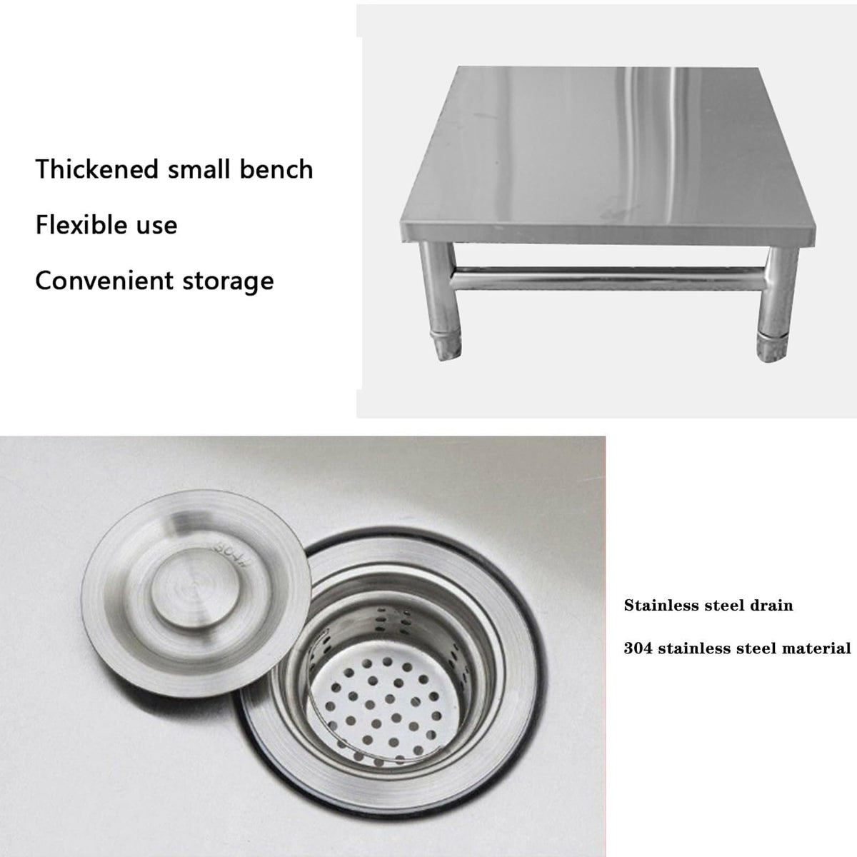 Stainless Steel Dog Washing Station with Sliding Door Q964258