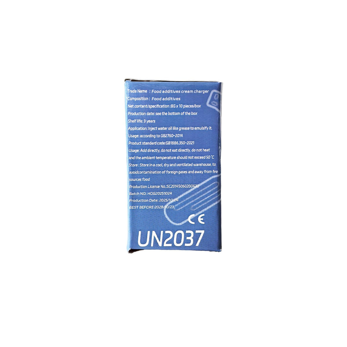 10 Pack 8g Whipped Cream Chargers Z106