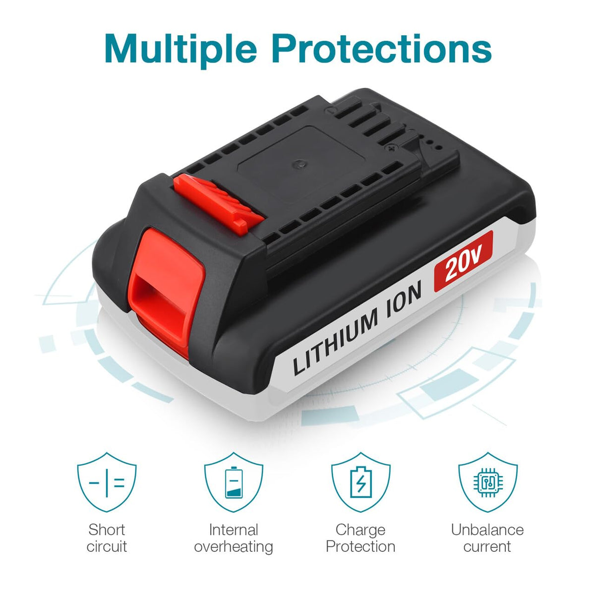 20v Max Replacement Battery for Cordless Power Tools S33801