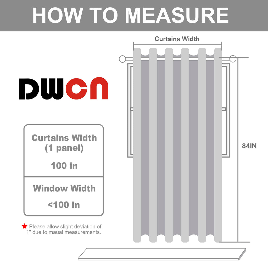 Dark Grey Thermal Blackout Room Divider Curtain Panel N639171