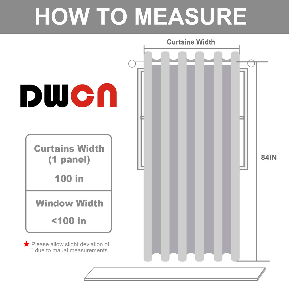 Dark Grey Thermal Blackout Room Divider Curtain Panel N639171