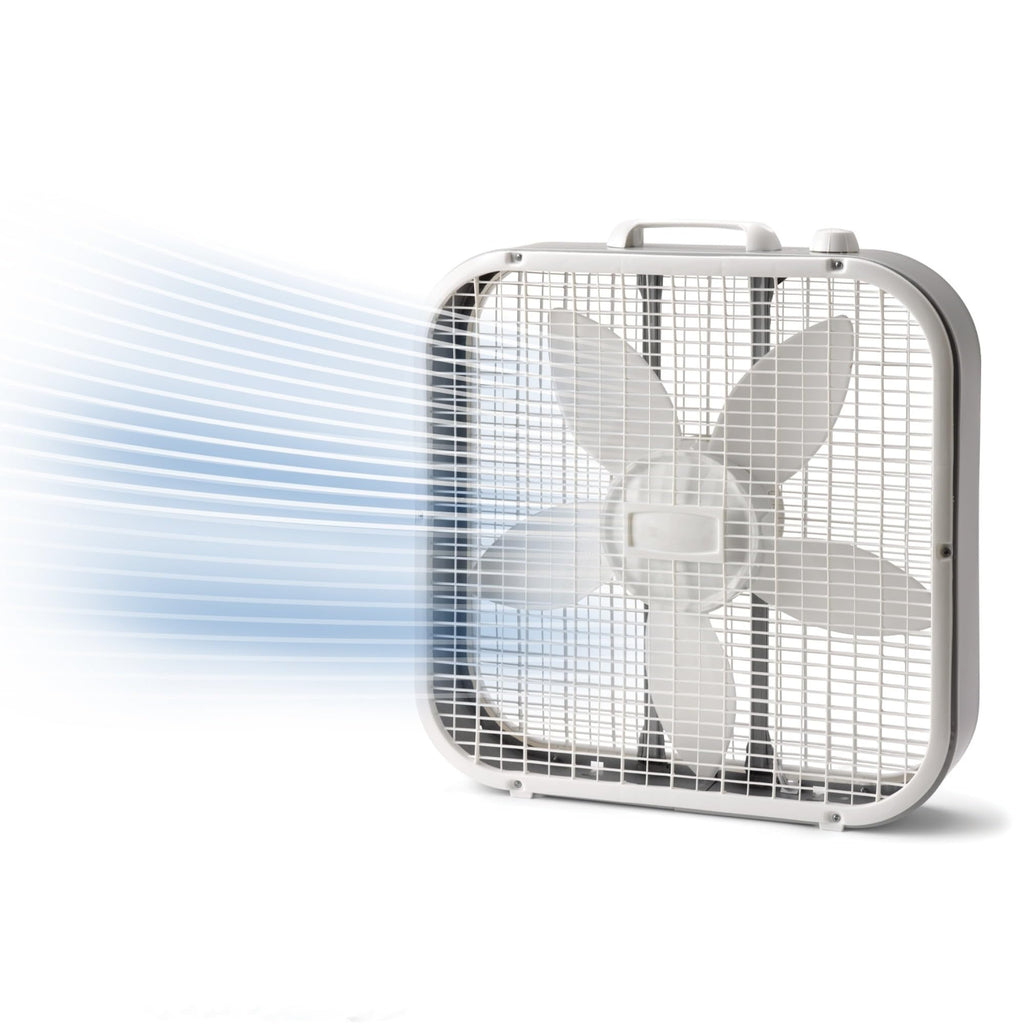 20" White Box Fan, 3 Speeds G69026