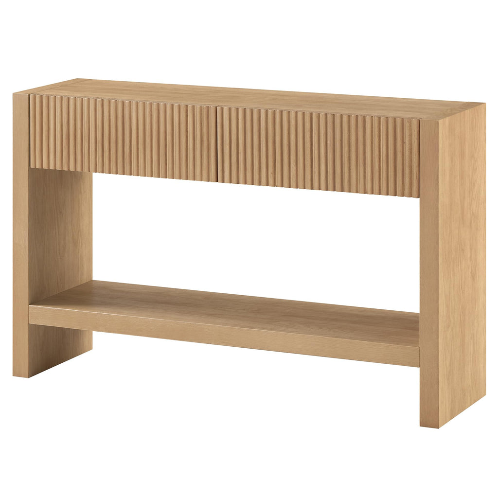 48" Fluted Modern Console Table S290