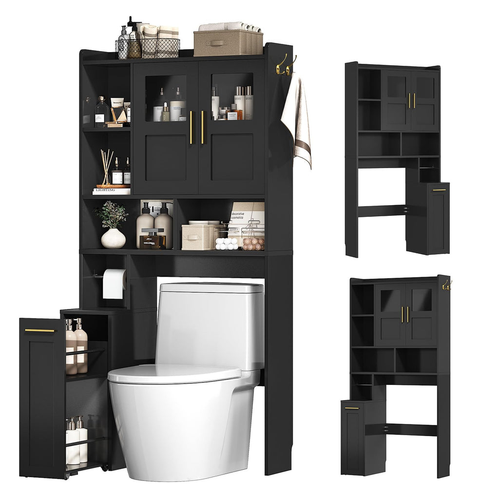 Over The Toilet Storage Cabinet with Acrylic Doors M778252