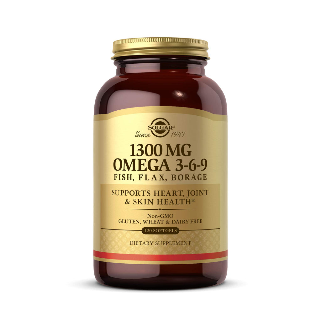 1300 mg Omega 3-6-9 120 Softgels Fish Oil Supplement E7572