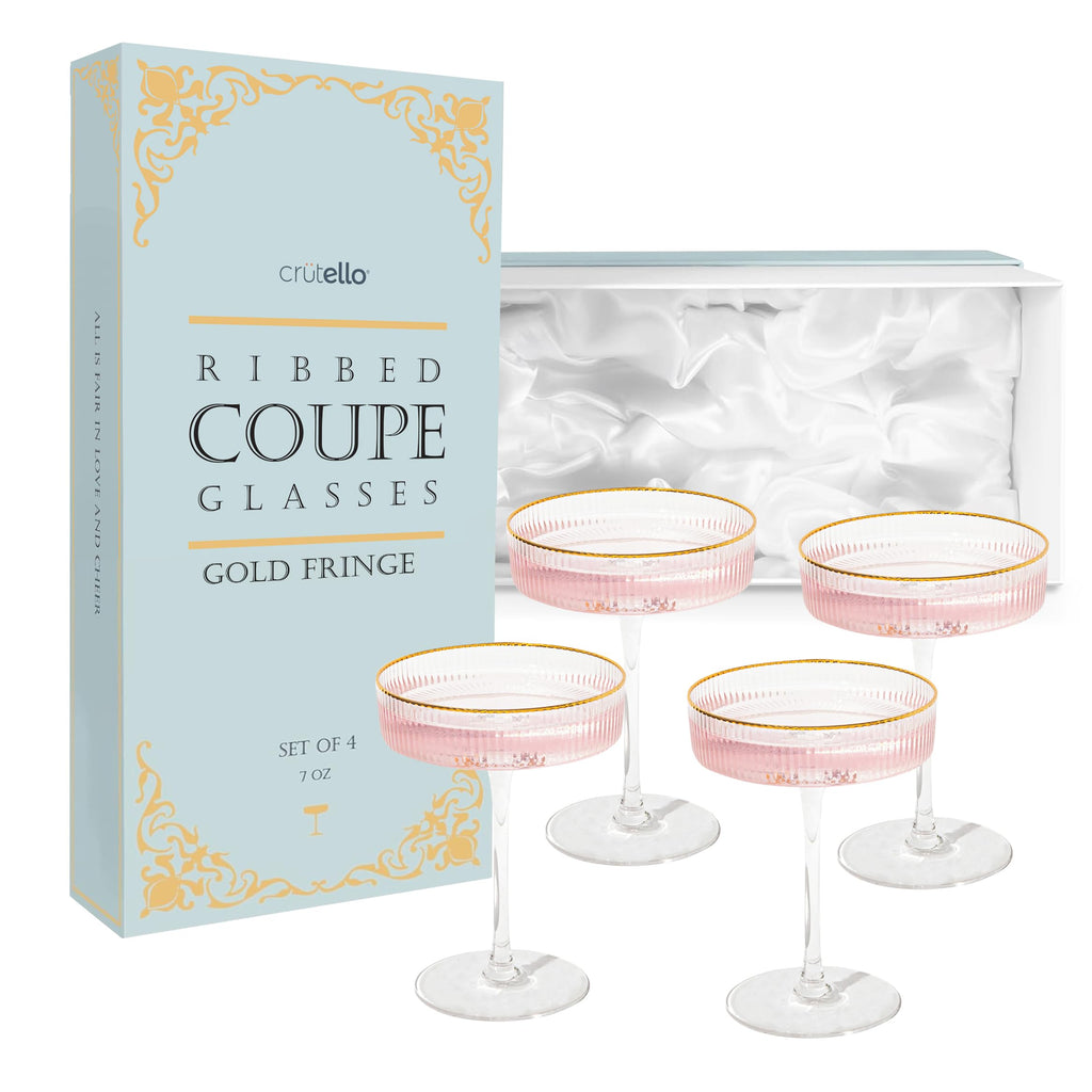 Champagne Coupe Glasses Set of 4 M117990
