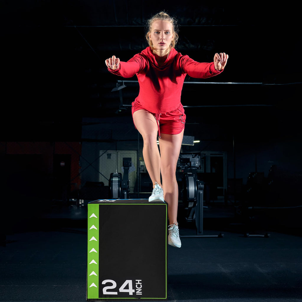 3-in-1 Foam Plyometric Jump Box M3307