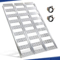 Full Width Aluminum Tri-Fold Loading Ramps with Treads K10265