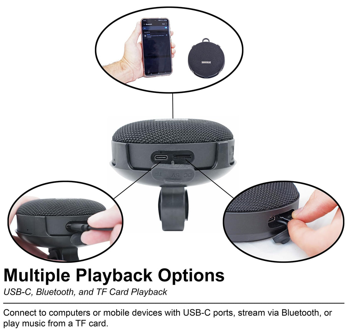 Waterproof Portable Bluetooth Speaker 2-Pack I6703