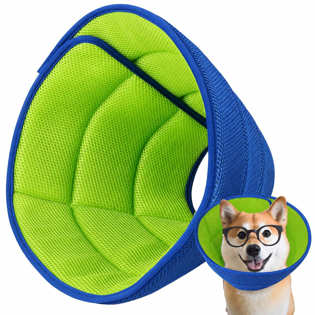 Soft Dog Cone Collar Adjustable Washable R4829