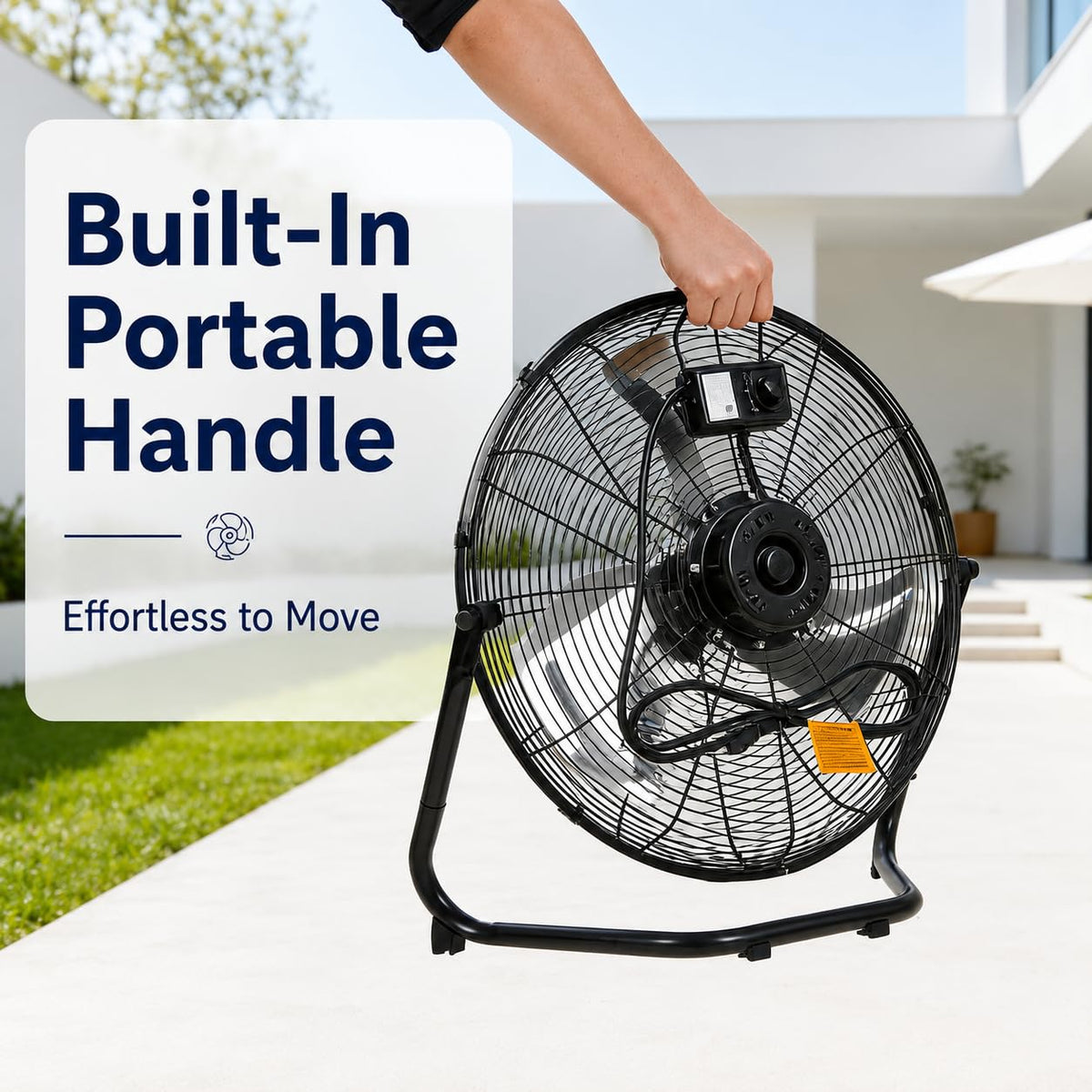 20 Inch High Velocity Floor Fan E99686