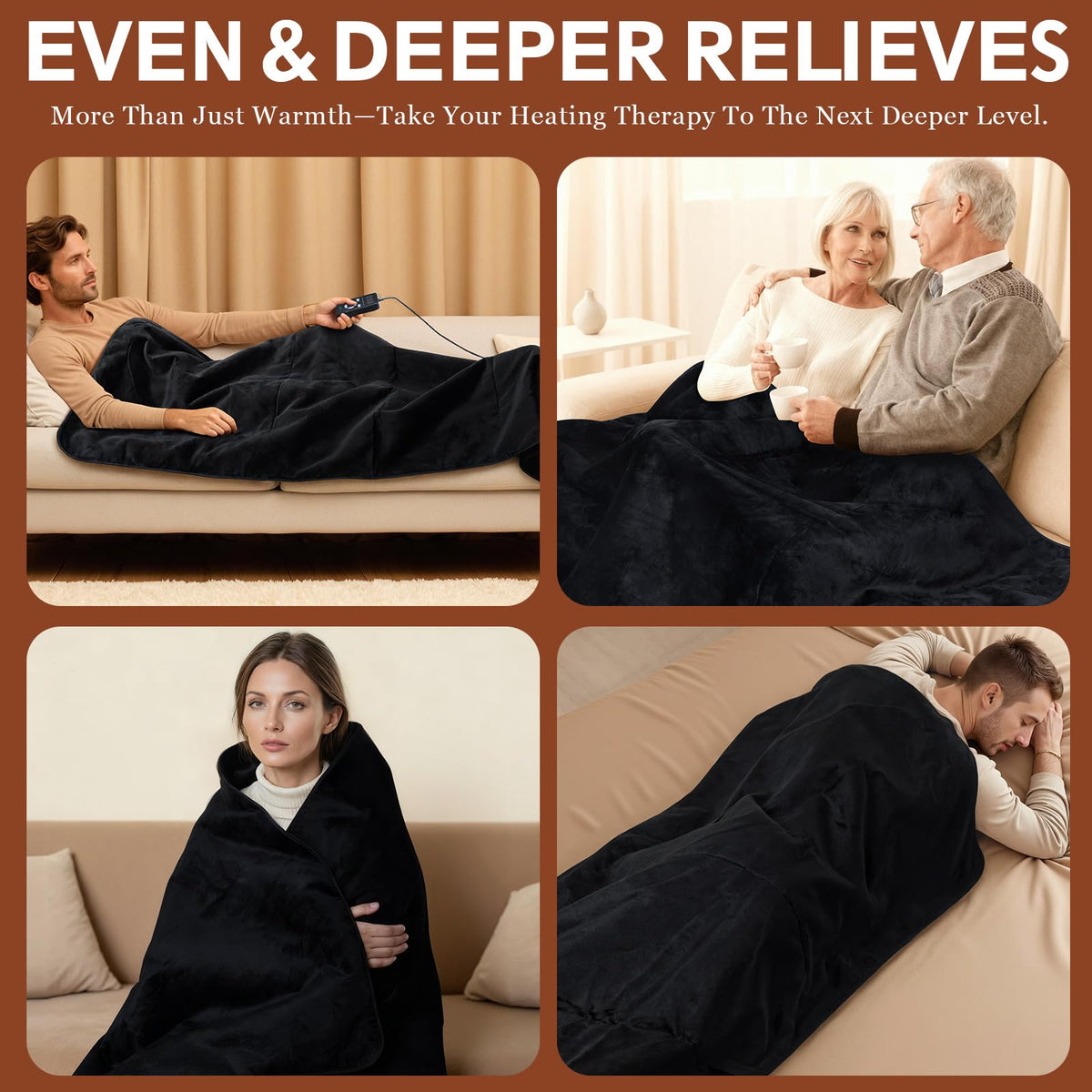 71x32 in Full Body Far Infrared Heating Pad G884774
