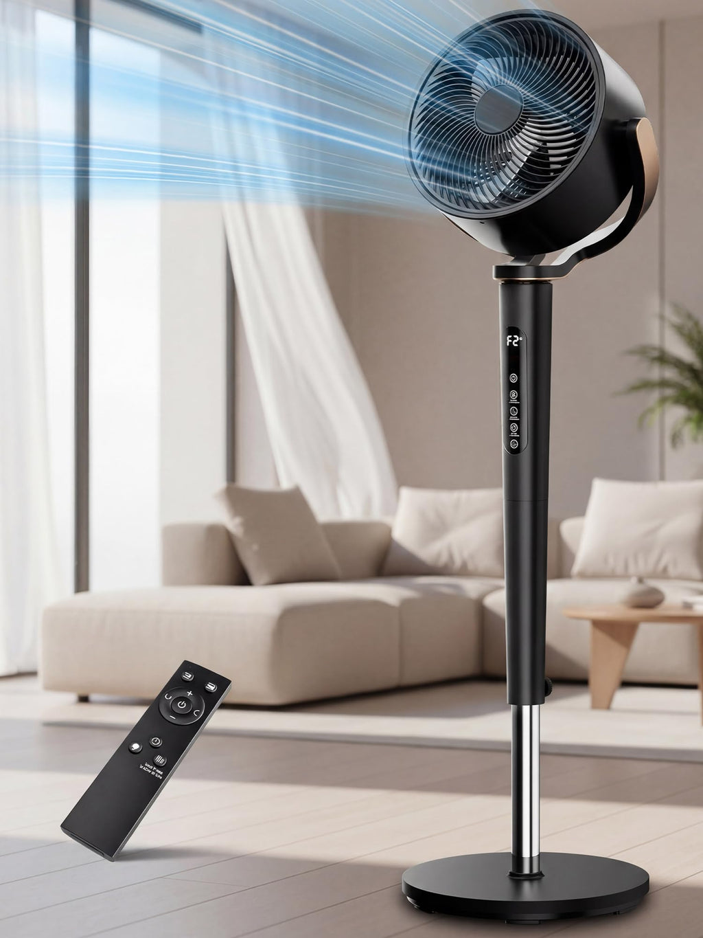 Smart 3D Oscillating Pedestal Fan with Remote X603234