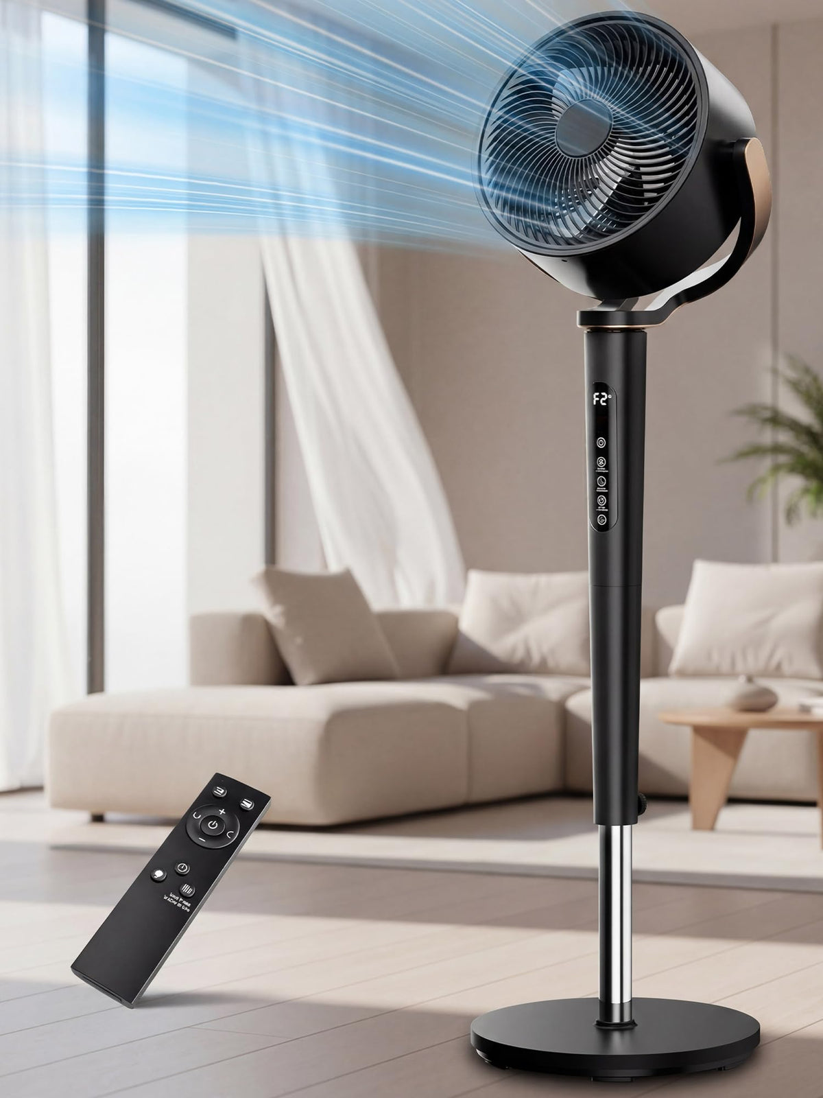 Smart 3D Oscillating Pedestal Fan with Remote X603234