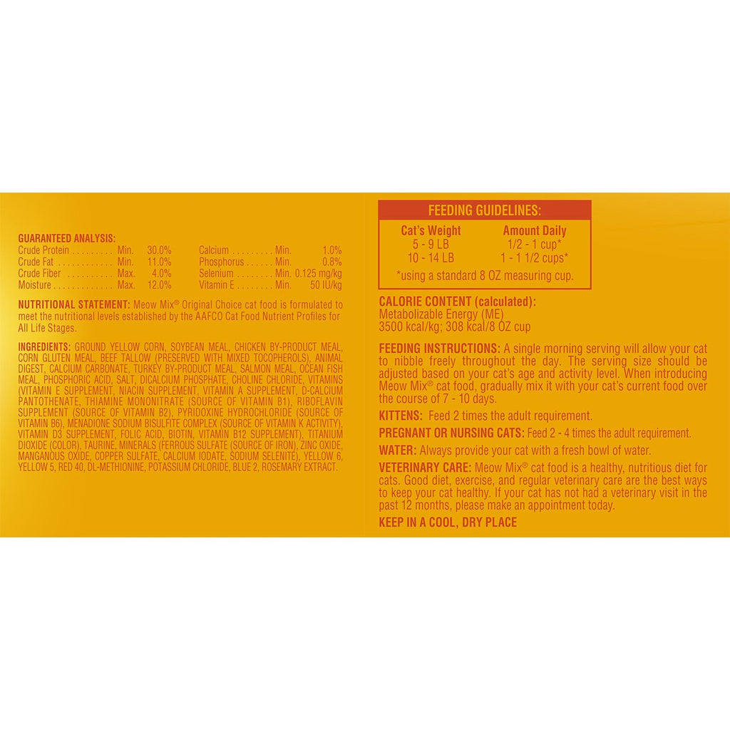 Original 3.15-Pound Cat Food K33905