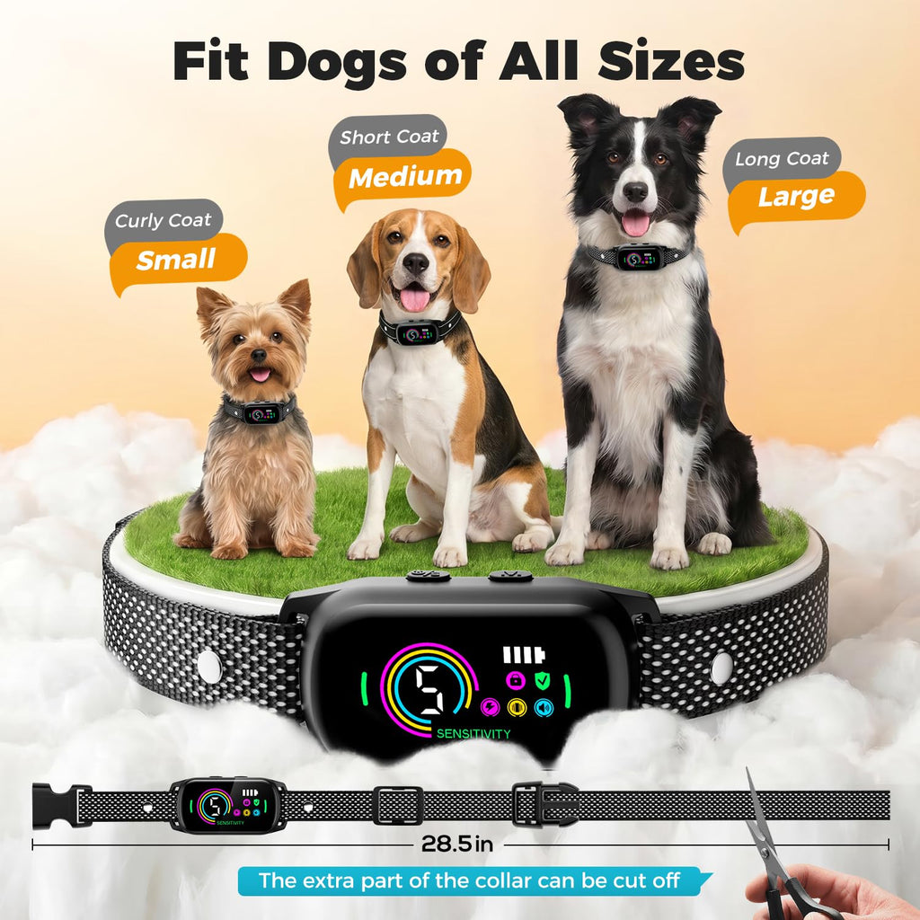 2 Pack Bark Collar with 5 Modes S6927