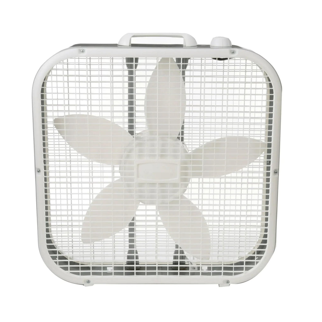 20" White Box Fan, 3 Speeds G69026