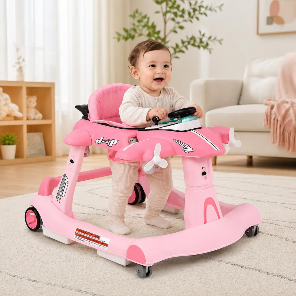 6 in 1 Foldable Baby Walker with Wheels A4395