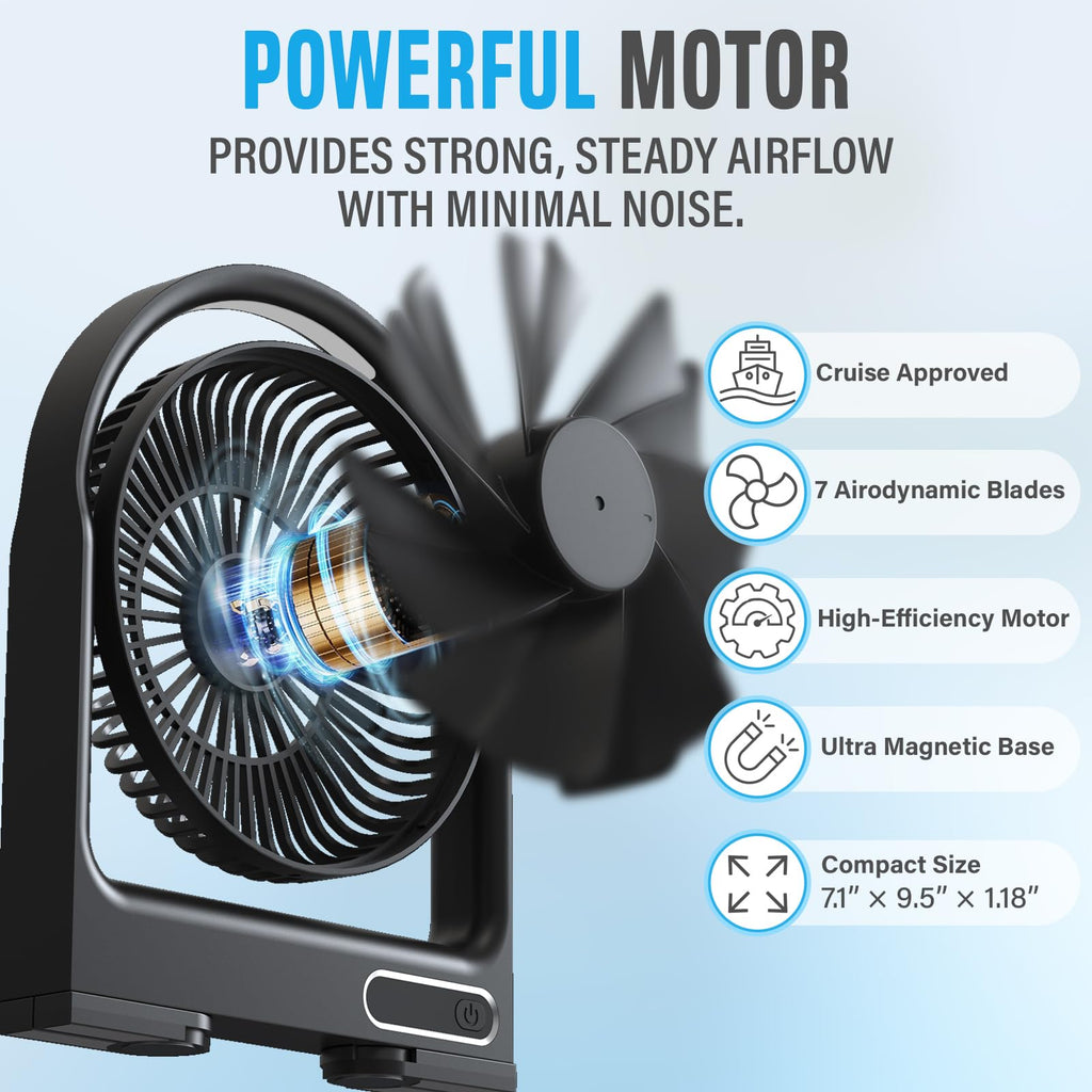Magnetic Fan with Remote Control K88171