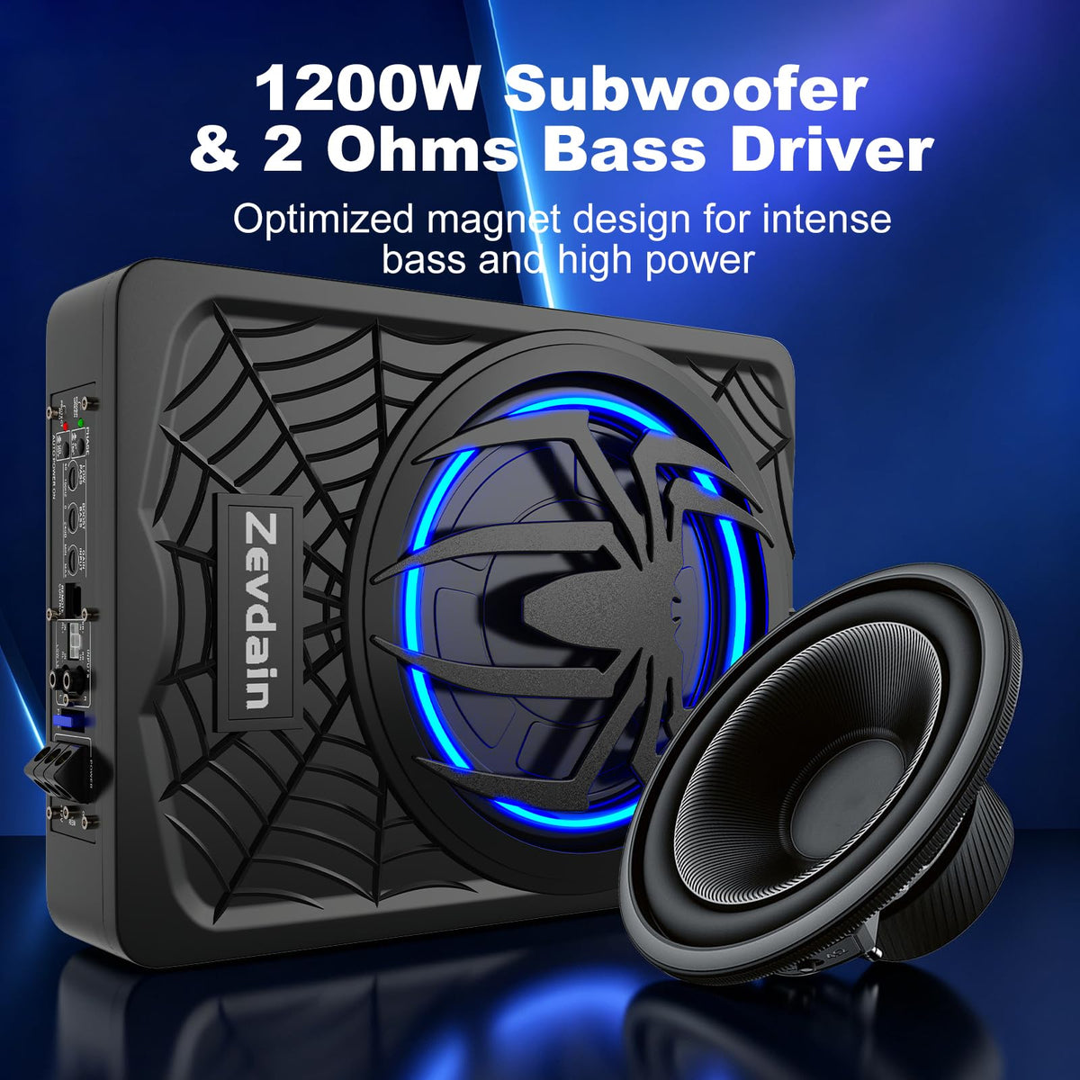 1200w Underseat Subwoofer with Amp N67110