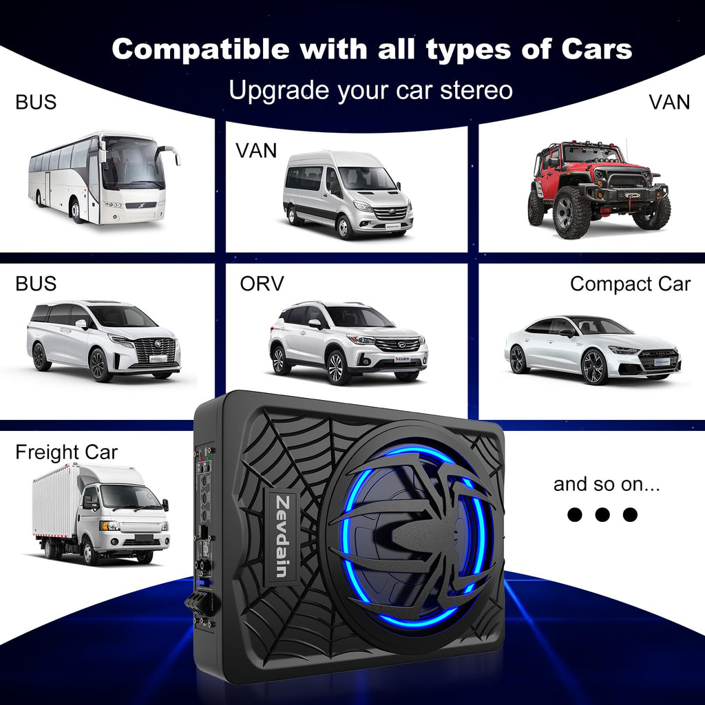 1200w Underseat Subwoofer with Amp N67110